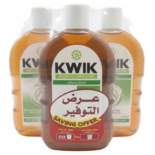 مطهر ومعقم كويك 3×500 مل